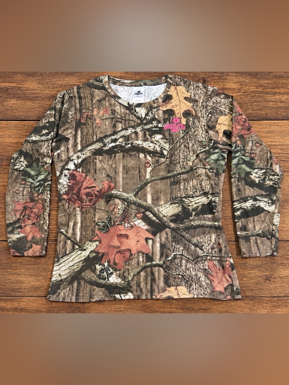 Mossy Oak Break-Up Infinity Long Sleeve Camouflage Shirt, Size L/G/G